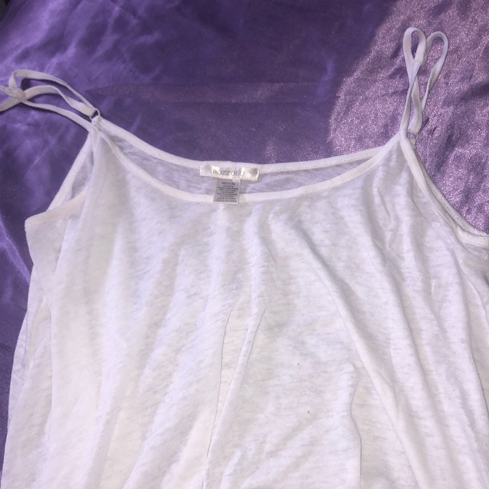 White flowy Tank Top